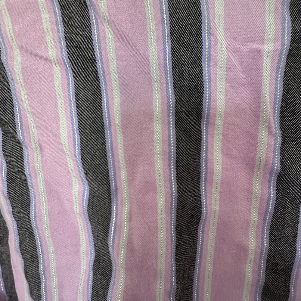 Victoria's Secret Lavender and Black Striped Pajama Set - Picture 8 of 8